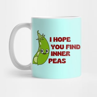 I Hope You Find Inner Peas | Cute Peas Pun Mug